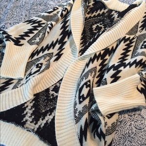 Boutique black and white cardigan NOT YET SOLD
